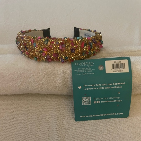 Headbands of Hope Gold/Multi Sparkle Headband - Picture 7 of 8